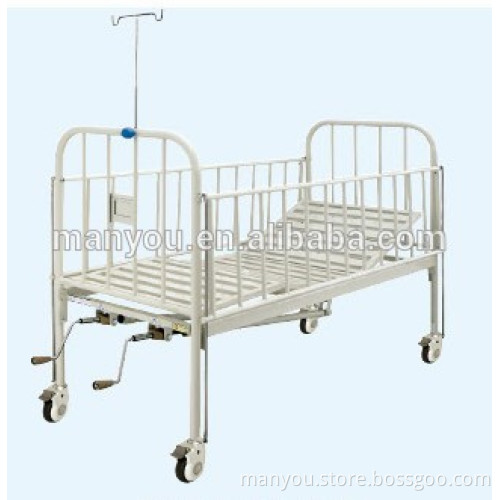 Bi-crack bed with steel-tube heads for children MC-26